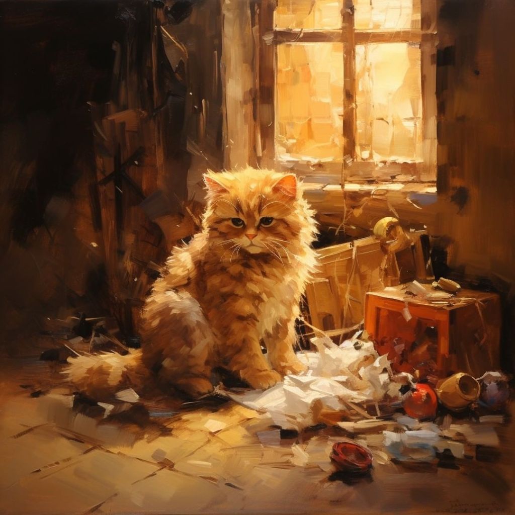 Furry Critic Amongst the Canvas